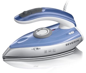 Severin BA 3234 Iron Dry and Steam Iron Stainless Steel Soleplate 1000 W Blue, Silver