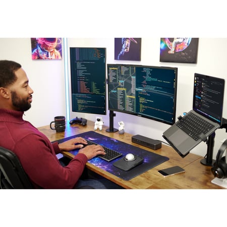 Kensington Wysuwane podwójne ramię SmartFit Ergo do monitora