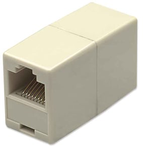 Intellinet 504225 adapter för 8P8C-kablar, elfenbensvit