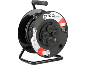 Yato YT-81053 Reel, 4 x Power Outlets, 30 m
