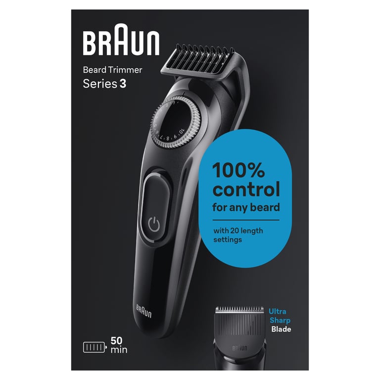 фото Триммер для бороды и усов Braun Series 3 BT3400 3