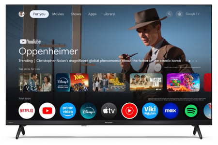 Sharp 32HF2265E Telewizor 81,3 cm (32") HD Smart TV Wi-Fi Czarny