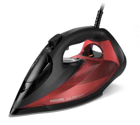 Philips 7000 series DST7022/40 Żelazko parowe HV czarno-czerwone