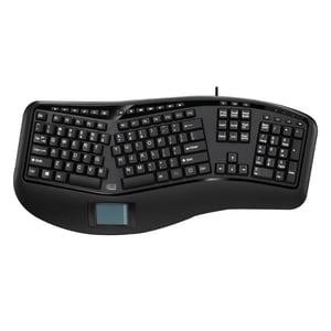 Adesso Tru-Form 450 klawiatura Uniwersalne USB QWERTY US English Czarny