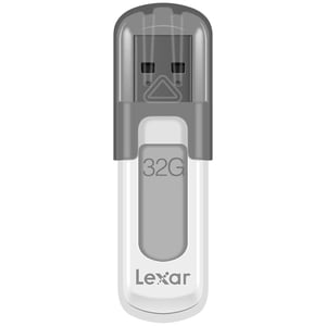 Lexar JumpDrive V100 USB-minne 32 GB USB Typ A 3.2 Gen 1 (3.1 Gen 1) Grå, Vit