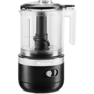 KitchenAid 5KFCB519EBM Electric Vegetable Shredder, 1.19 L, 24 W, Black, Transparent
