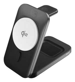 3MK 5903108643412 ładowarka do urządzeń przenośnych Smartfon, Smartwatch, Słuchawki Czarny USB, Prąd przemienny Bezprzewodowe ładowanie Szybkie ładowanie Wewnętrzna