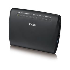 Zyxel VMG3312-T20A Gigabit Ethernet Single-Band (2.4 GHz) Wireless Router, White