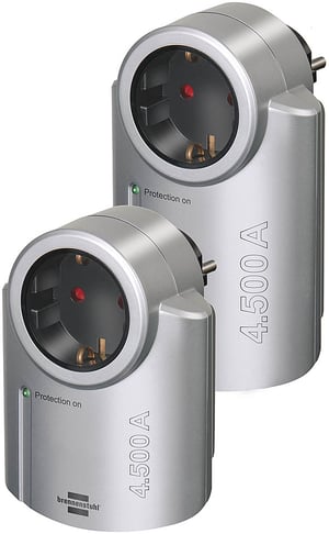 Brennenstuhl Primera-Line Svart, Silver 1 x nätuttag 230 V