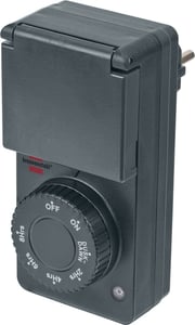 Brennenstuhl 1506120 Elektrische Zeitschaltuhr Schwarz Tagesprogrammierer
