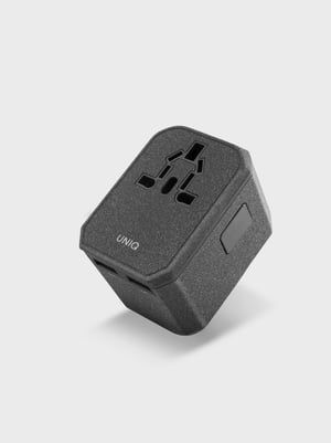 Uniq VoyagePD Laptop, Smartfon, Tablet Czarny Prąd przemienny Szybkie ładowanie Wewnętrzna