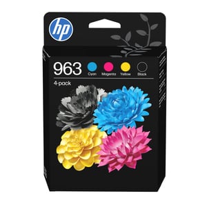 HP Set of 4 Original Ink Cartridges 963 Black/Cyan/Magenta/Yellow