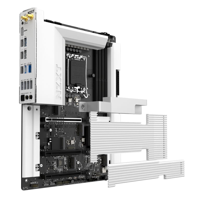 фото Материнская плата Nzxt N7 Z890 White (N7-Z89XT-W1) 3
