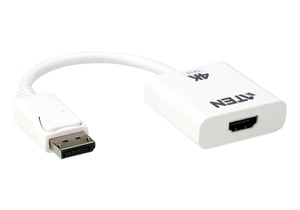 ATEN VC986B DisplayPort-zu-HDMI-Kabeladapter, weiß
