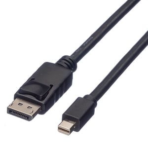 ROLINE 11.04.5638 1.5 m DisplayPort to Mini DisplayPort Cable, Black
