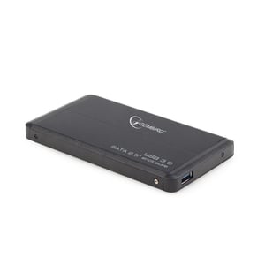Gembird EE2-U3S-2 Hard Drive Enclosure, Black, 2.5"