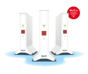 Mesh Set 4200 Dualband (2,4 GHz/5 GHz) Wi-Fi 6E (802.11ax) Rot, Weiß 2x2/4x4