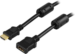 Deltaco HDMI-122 kabel HDMI 2 m HDMI Typu A (Standard) Czarny