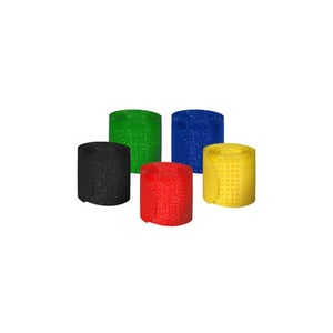 MediaRange MRCS302 opaska kablowa Rzep do kabli Nylon Czarny, Niebieski, Zielony, Czerwony, Żółty 5 szt.