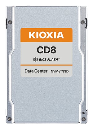 Kioxia CD8-V 3,2 TB 2.5" PCI Express 4.0 NVMe BiCS FLASH TLC