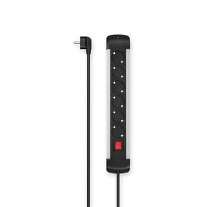Hama 00223104 Smart Power Strip, 6 Outlets, 3 m