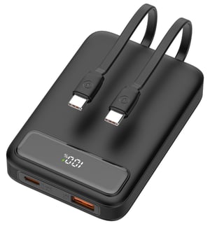 Deltaco PB-CC100 bank mocy Litowo-polimerowy (LiPo) 10000 mAh Czarny