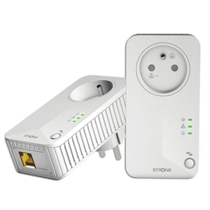 Strong POWERL600DUOFR PowerLine 600 Mbit/s Network Card Wired LAN White 2 pcs.