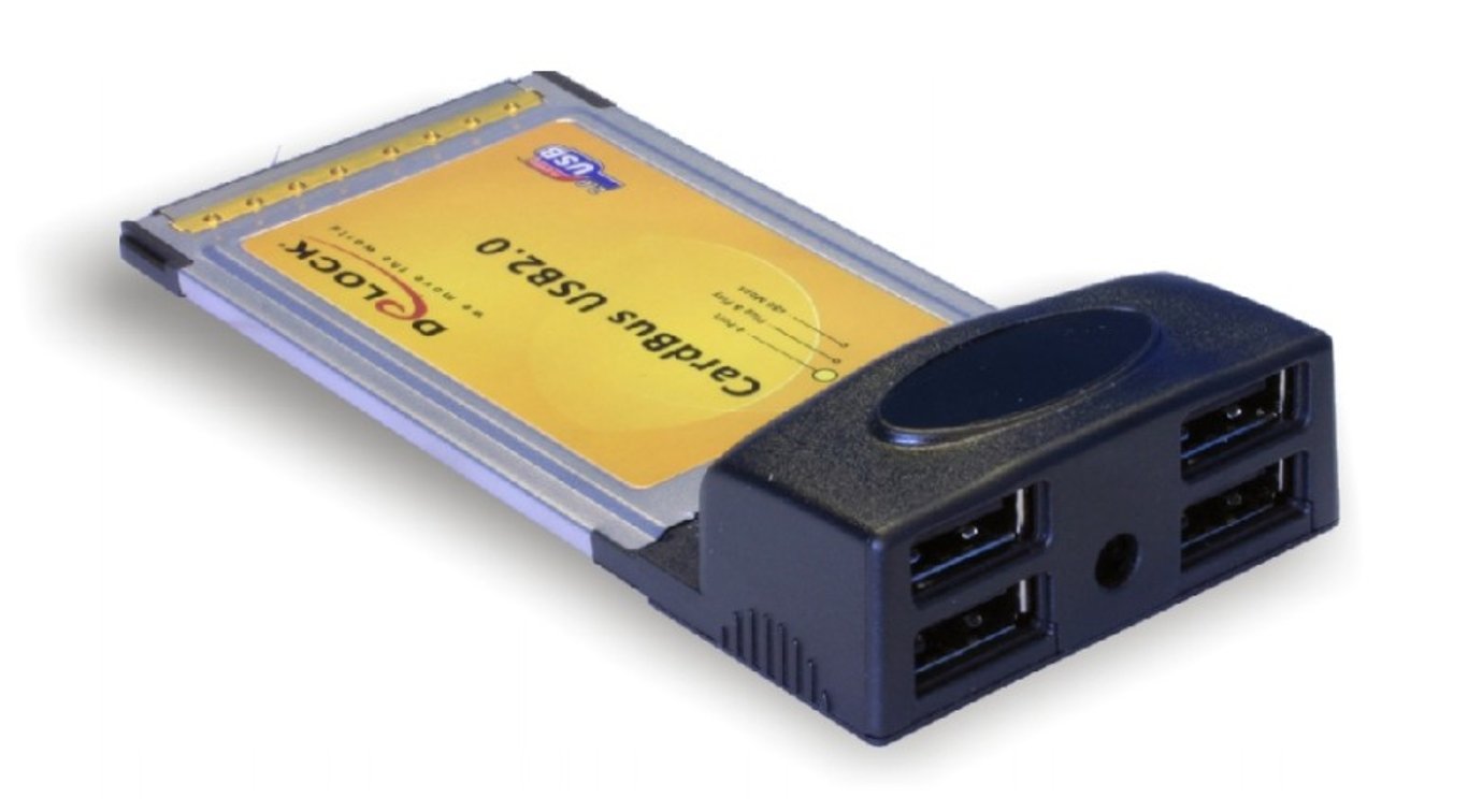 DeLOCK USB 2.0 - 4x - PCMCIA card adapter