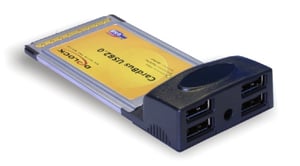 DeLOCK USB 2.0 - 4x - PCMCIA card adapter