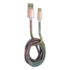 LC-Power LC-C-USB-TYPEC-1M-4 kabel USB USB A USB C Wielobarwny