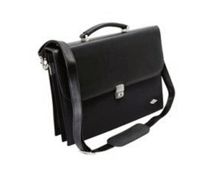 Wedo Ladies Flap-Over Briefcase Torba damska Czarny