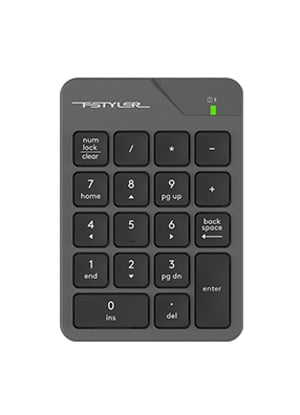 A4Tech Fstyler FGK21C Numeric Keypad, Universal USB, Black, Gray