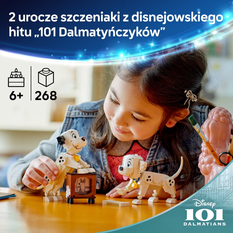 LEGO Disney 101 dalmatyńczyków — Szczeniaczki Szczęściarz i Penny