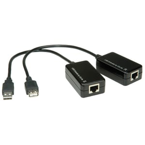 VALUE USB 1.1-förlängare via RJ-45, genomskinlig