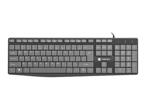 NATEC NAUTILUS Keyboard Home/Office USB QWERTY US International Black, Gray