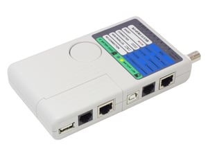 Alcasa GC-N0097 Network Cable Tester UTP/STP Cable Tester Gray