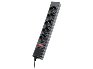 Tracer PowerWatch Black 5-outlet power strip