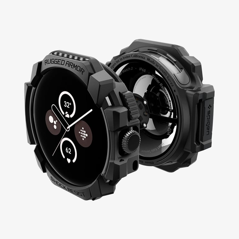 Spigen Pixel Watch 3 (41mm) Case Czarny Termoplastyczne elastomery poliuretanowe (TPU)