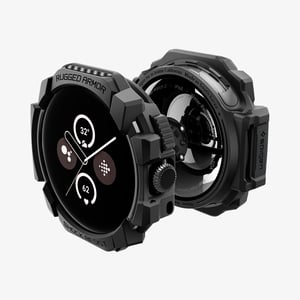 Spigen Pixel Watch 3 (41mm) Case Czarny Termoplastyczne elastomery poliuretanowe (TPU)
