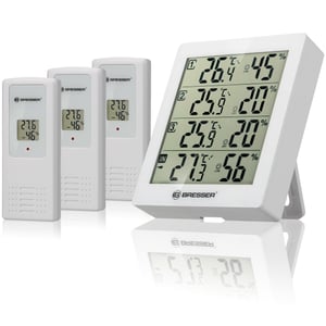Bresser Optics 7000020GYE000 cyfrowa stacja meteorologiczna Biały Cyfrowy Bateria