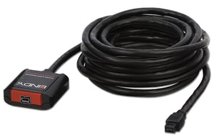 Lindy 32918 kabel firewire 5 m 9-p Czarny