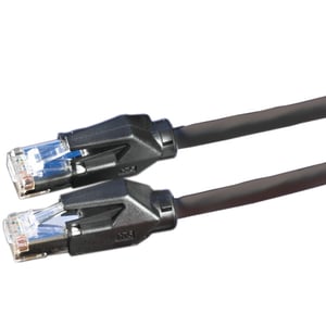 Secomp Cat6 3m kabel sieciowy Czarny S/FTP (S-STP)