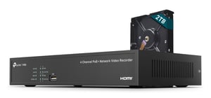 TP-Link VIGI NVR1004H-4P-2TB Czarny