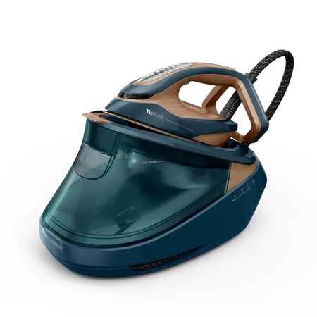 Tefal Pro Express Vision Max GV9920E0 stacja parowa Durilium AirGlide Autoclean soleplate Niebieski, Miedziany