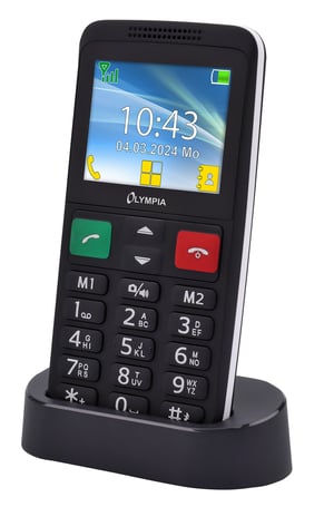 Olympia LUX 6,1 cm (2,4") 98 g Svart Kamera i telefonen