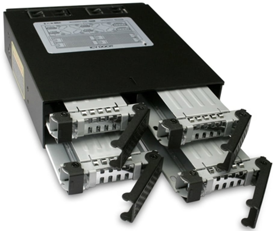 Icy Dock MB994SP-4S panel drive bay Czarny