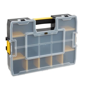 Stanley CUBIX 1-94-745 Tool Box Small Parts Box Black, Clear, Yellow