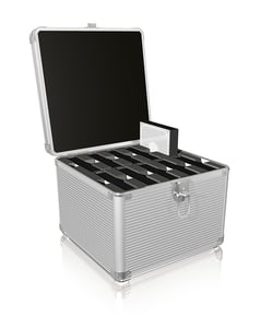 ICY BOX IB-AC628 Väska av metall och plast, silverfärgad
