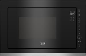 Beko BMGB25333X Mikrowelle Schwarz Mikrowelle mit Grill Einbaugerät 25 l 900 W