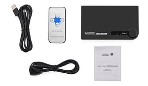 Ugreen 40234 HDMI-Kabeladapter Typ A (Standard) 3 x HDMI Schwarz, Weiß